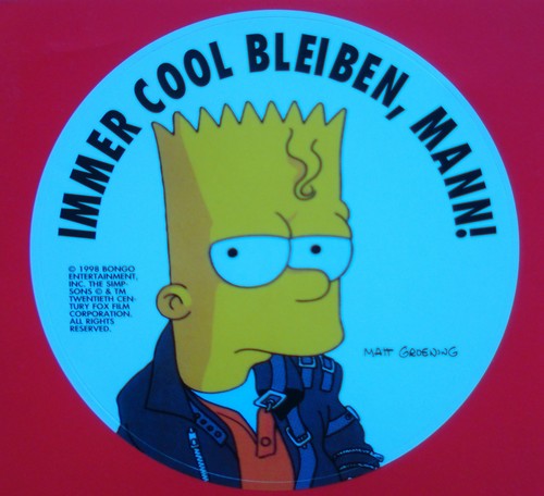 Comic sticker simpson - sticker, immer