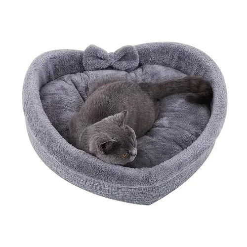 Katzen bett herz 48cm - herz,