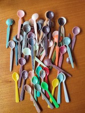 DDR 50 Stück Original Eislöffel mit Namen unbenutzt