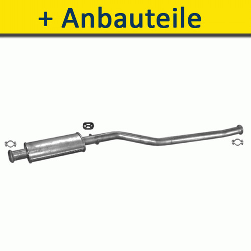 Mitteltopf auspuff für - mitteltopf,