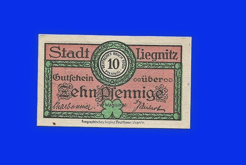 232 notgeld stadt - 232, liegnitz