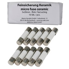 Feinsicherung  Keramik 5x20