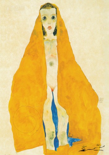 Postkarte egon schiele - egon,