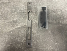 Schüco 209763 Haustürschliessplatte DIN L U-Stulp 235 x 24 x 5 mm Edelstahl