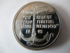 Spanien 1 ECU Silber 1995- Spanische Marine-Leitspruch/Motto-Herrscher der Meere