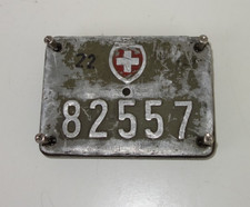Kennzeichen + Platte   - für's schweizer Militärrad - Vélo - Ordonnanzrad -Armee