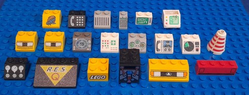 Lego konvolut alte bedruckte - alte,