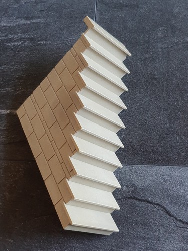 Burgtreppe steinoptik - ,