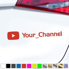 Username YouTube 2 Aufkleber