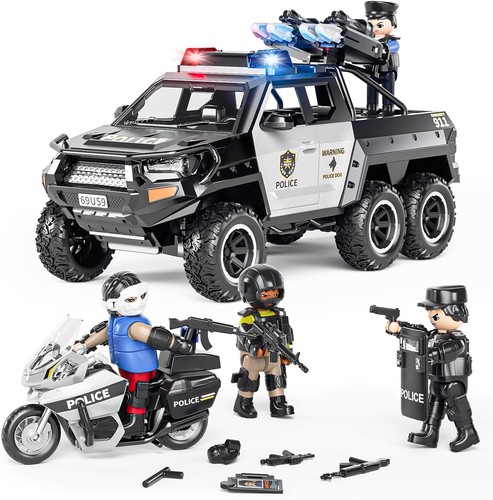 Polizeiauto mit licht und - mit,