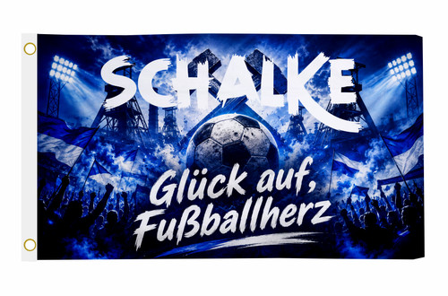 Fahne flagge schalke - flagge,