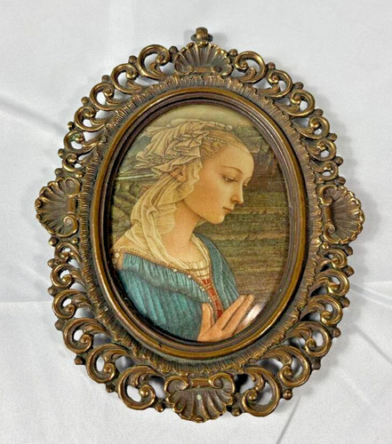 Bild rahmen oval miniatur - bild,