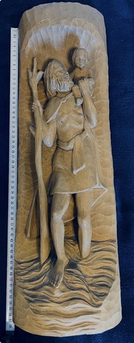 Holzfigur heiliger - holzfigur,