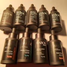 Babor 9 Flaschen Instant Energy, Pollution prot, MicroSilver AG u.a.  je 30 ml