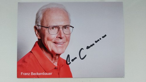Franz beckenbauer signiert - beckenbauer, --