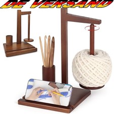 Häkelzubehör Wollabwickler Garnrollenhalter mit Smartphone Halter Garnständer