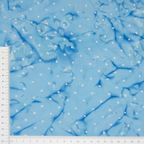 Batik blau mit weißen - mit, punkten