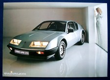 Prospekt brochure Renault Alpine A310 V6  
