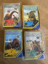 McDonald's Happy Meal Junior Tüte 4x Dinosaurier Memory *Ravensburger* Box 1-4