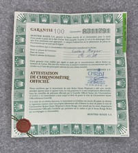 Rolex Zertifikat Datejust Turn - O - Graph Referenz 16253 aus 1988  -- a09034