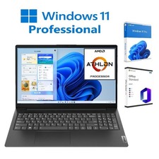 15,6" Notebook Lenovo V15 AMD 7120U 3,5Ghz 8/256GB Windows 11 + MS- Office 2024