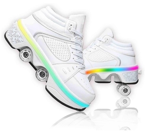 Schuhe mit rollen led - mit,