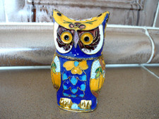Cloisonne Eule Dose Figur
