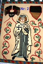 JAB ANSTOETZ Handkunst Manufaktur 2 ALTE Wandteppiche Gobelin ORIGINAL Rarität