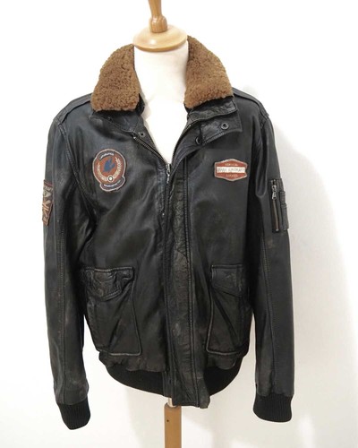 Flieger lederjacke blouson - lederjacke,