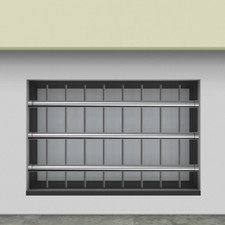 Edelstahl V2A Fenstergitter