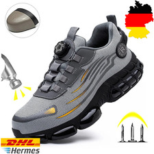 Unzerstörbare Herren Sicherheitsschuhe mit Stahlkappe – Rutschfest & Bequem