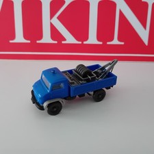 Wiking 366 Unimog S 404 Werkstattwagen Rarität ultramarinblau s. gelber Katalog 