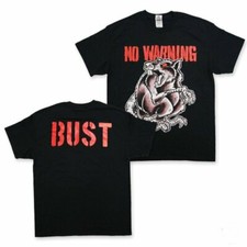 No Warning - Bust T-SHIRT M GUNS UP DOWN TO NOTHING BACKTRACK RISK IT EXPIRE