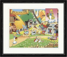 Das Gallische Dorf Gallier Uderzo Asterix Obelix Kunstdruck Faks_Plakatwelt 1065
