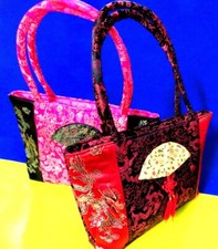 Damentaschen 2 schöne bunte Abendtaschen Damentaschen Seidenkleider NEU NEU NEU