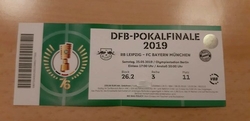 Ticket dfb pokalfinale - ticket,