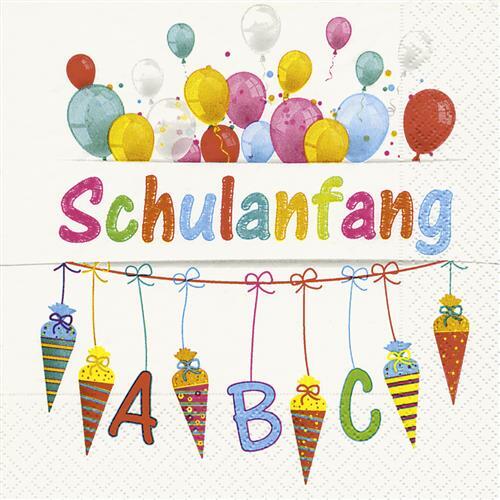 Servietten schulanfang - 20,