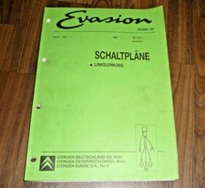 CITROEN EVASION 1997 Elektrische Schaltpläne WERKSTATT HANDBUCH