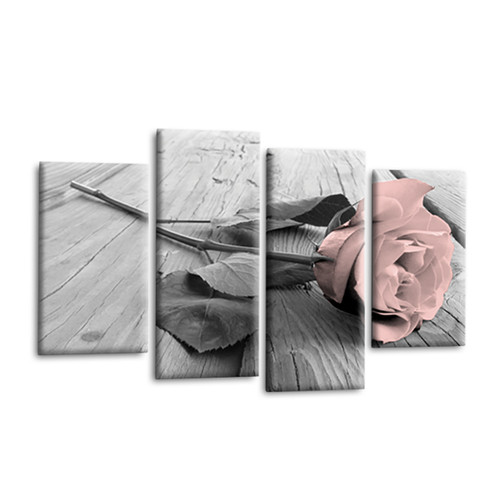 Blumen wandbild rosa rose - blumen,