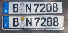 KFZ Kennzeichen "B-N 7208"