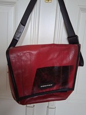 Freitag Tasche Dragnet F12 / Rot-Schwarz / Messenger Bag