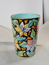 Vase Keramik Handmalerei