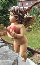 Fliegender Engel mit Herz  Goodwill Aufhänger Weihnachten 25 neu 277B