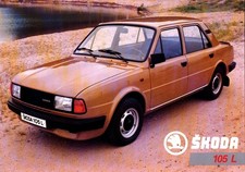 PROSPEKT BROCHURE SKODA 105 L