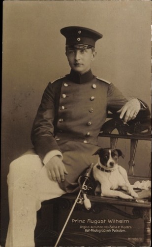Prinz august wilhelm von - ak,