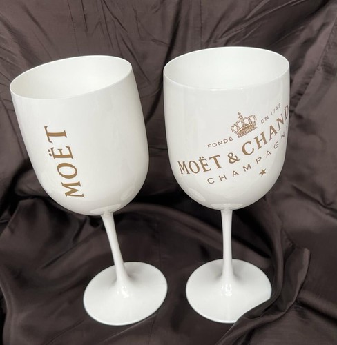 Moet gläser acryl - weiss., 6