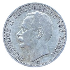 3 Mark Reichsmark 1911 G Baden