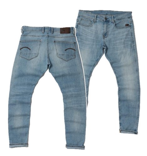 Men star raw jeans - men, blue
