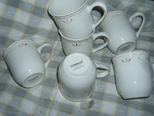 6 x Kaffeebecher beige-braun