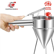 Edelstahl Kolbentrichter für